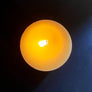 Organic pillar beeswax candles set