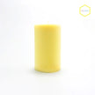 Organic pillar beeswax candles